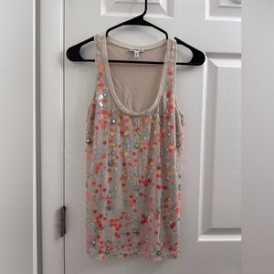 Express Multicolor Sequin Tank Top